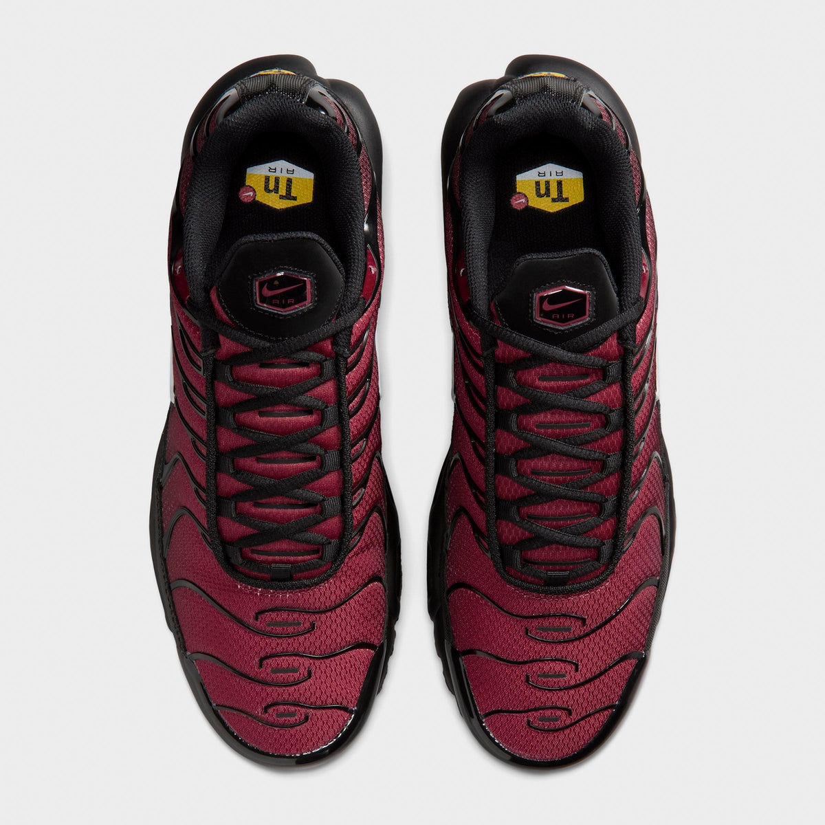 Men's Nike Air Max Plus Casual Shoes - Tough Red/Black/Mystic Dates/Grey Fog - view 5