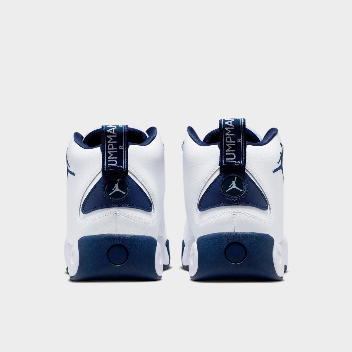 Men's Air Jordan Jumpman Pro Basketball Shoes - White/Metallic Silver/Midnight Navy - view 4