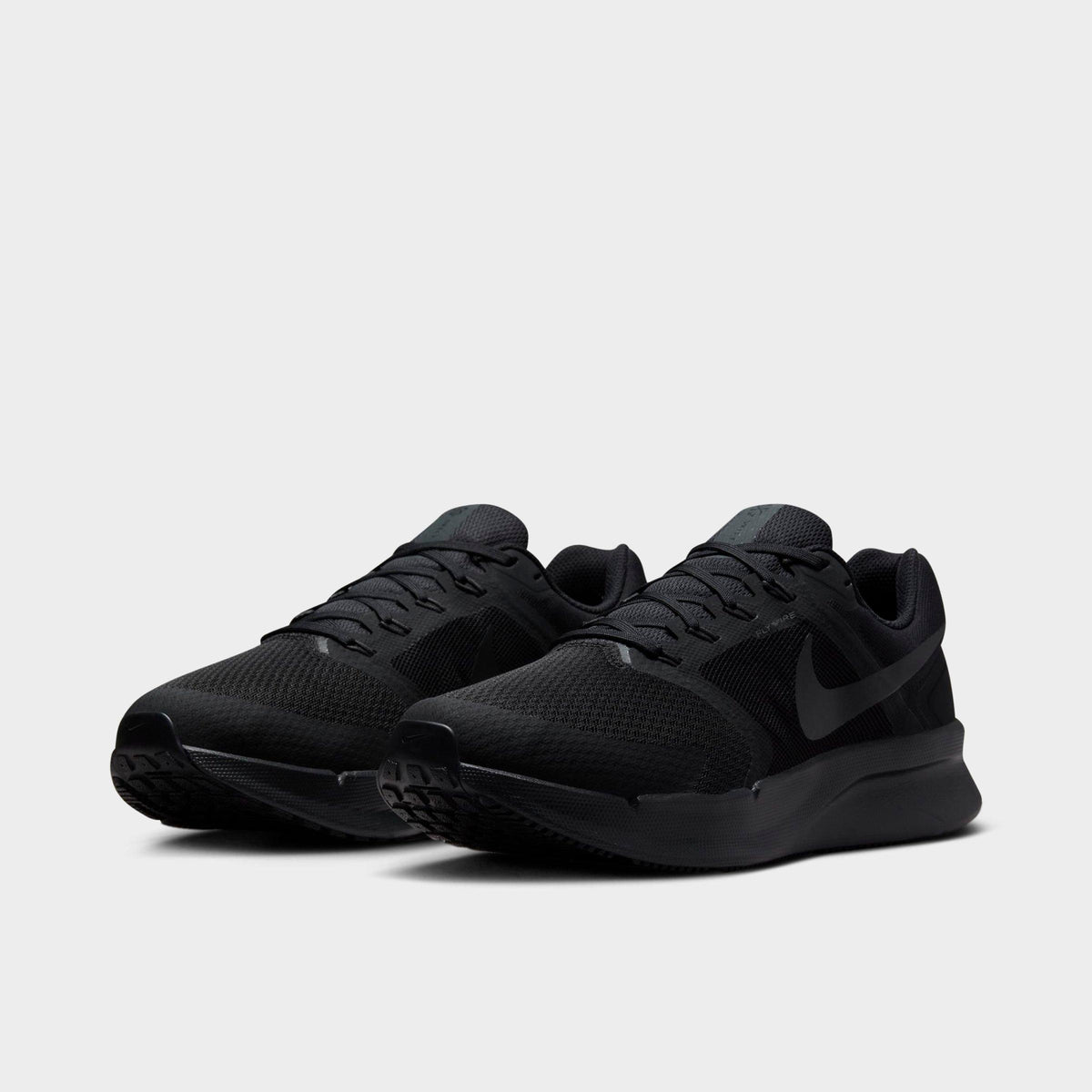 Men's Nike Run Swift 3 Running Shoes - Black/Dark Smoke Grey/Black - view 2