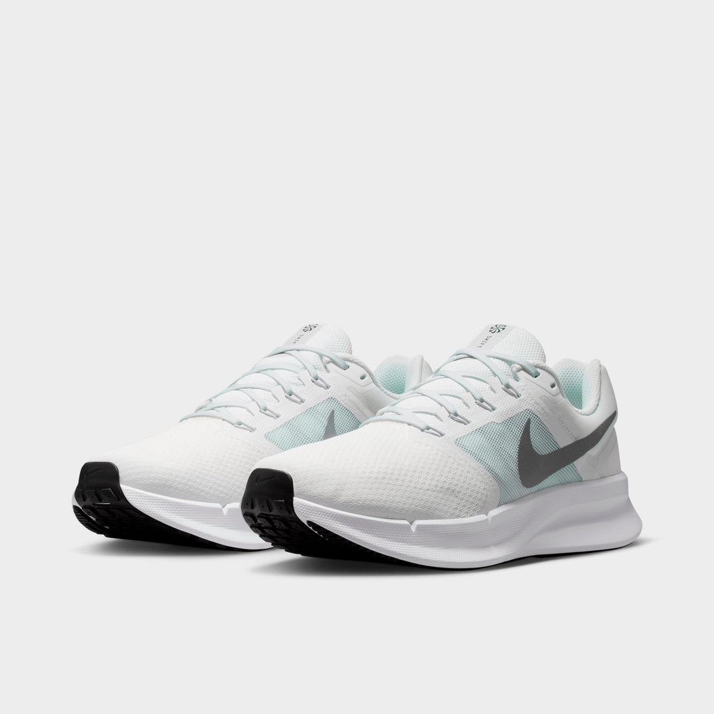 Men's Nike Run Swift 3 Running Shoes - Summit White/White/Black/Metallic Silver - view 2