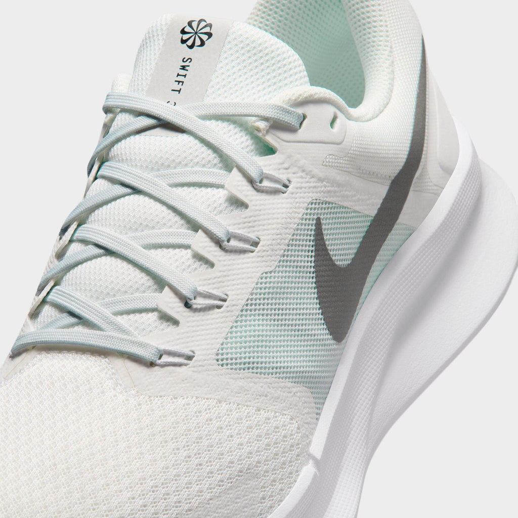 Men's Nike Run Swift 3 Running Shoes - Summit White/White/Black/Metallic Silver - view 3