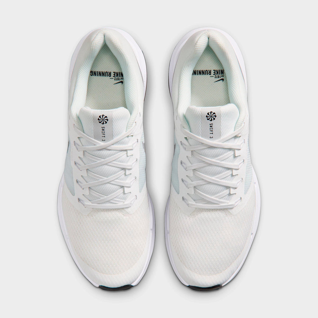 Men's Nike Run Swift 3 Running Shoes - Summit White/White/Black/Metallic Silver - view 5
