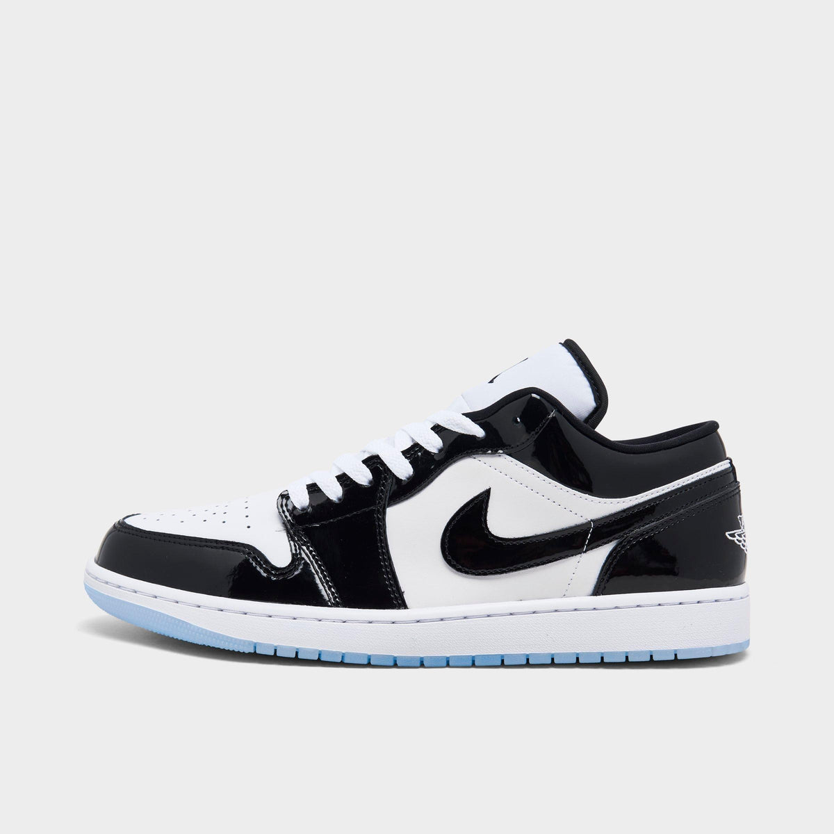 Men's Air Jordan Retro 1 Low Casual Shoes - White/Black