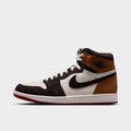 Men's Air Jordan Retro 1 High OG Casual Shoes - Shadow Brown/Light British Tan/Team Red