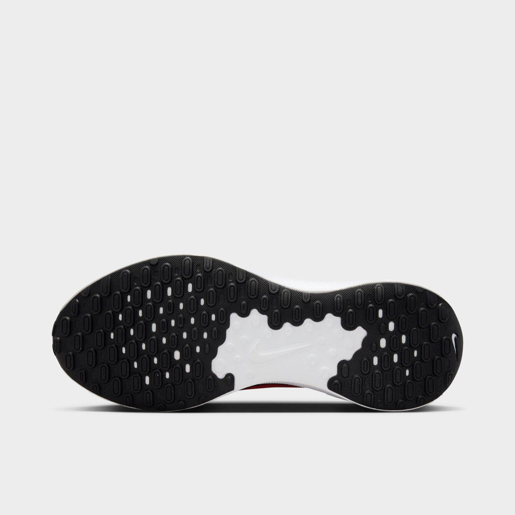 Men's Nike Revolution 7 Road Running Shoes - Black/White/University Red - view 6