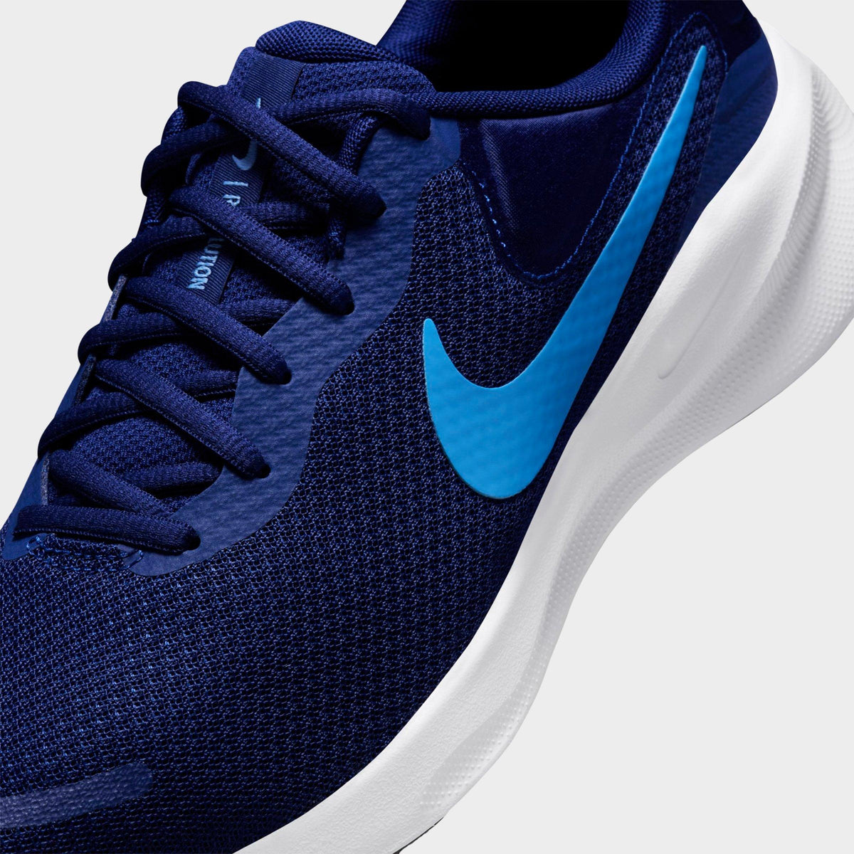 Men's Nike Revolution 7 Road Running Shoes - Blue Void/White/Black/University Blue - view 3