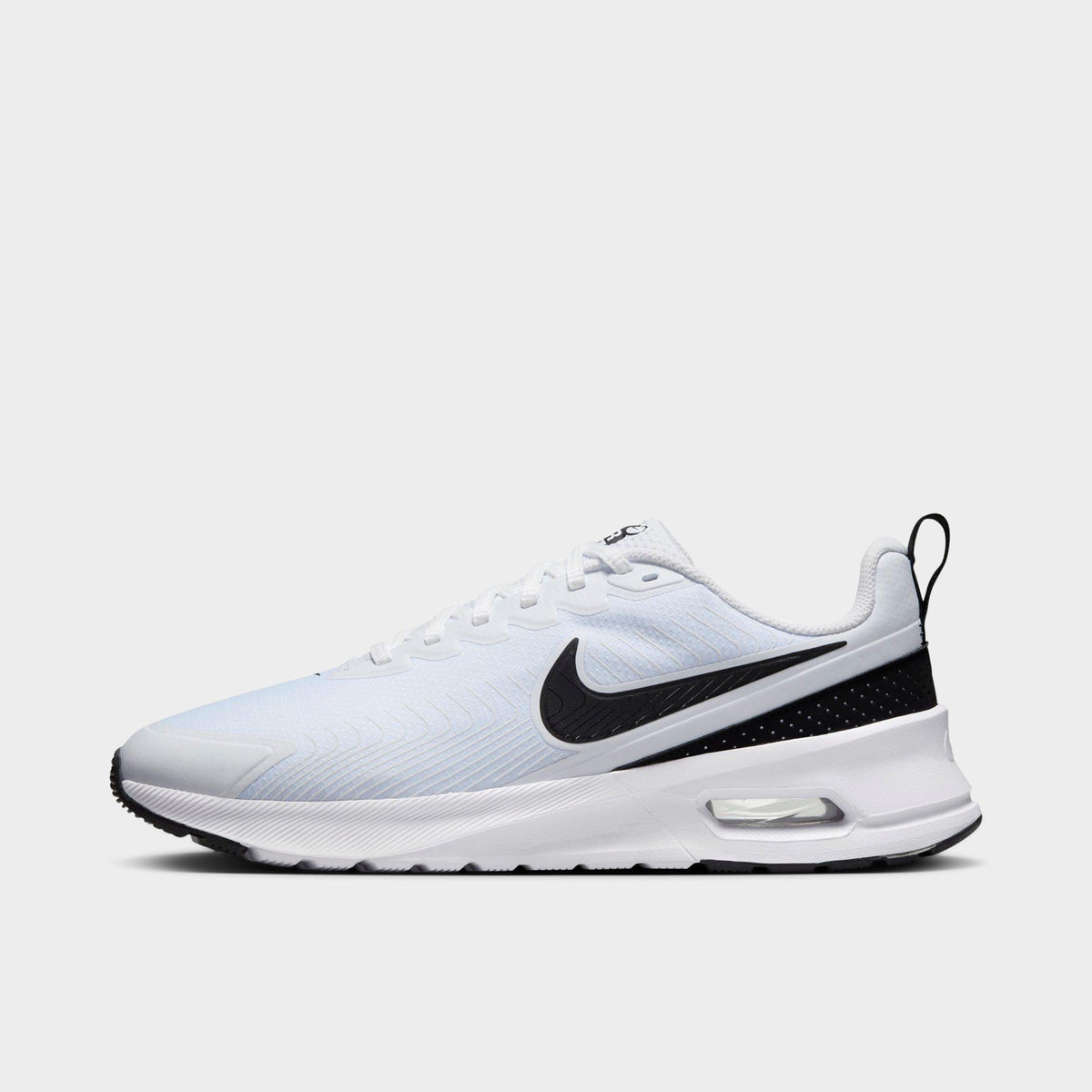 Men's Nike Air Max Nuaxis Casual Shoes - White/Black/White
