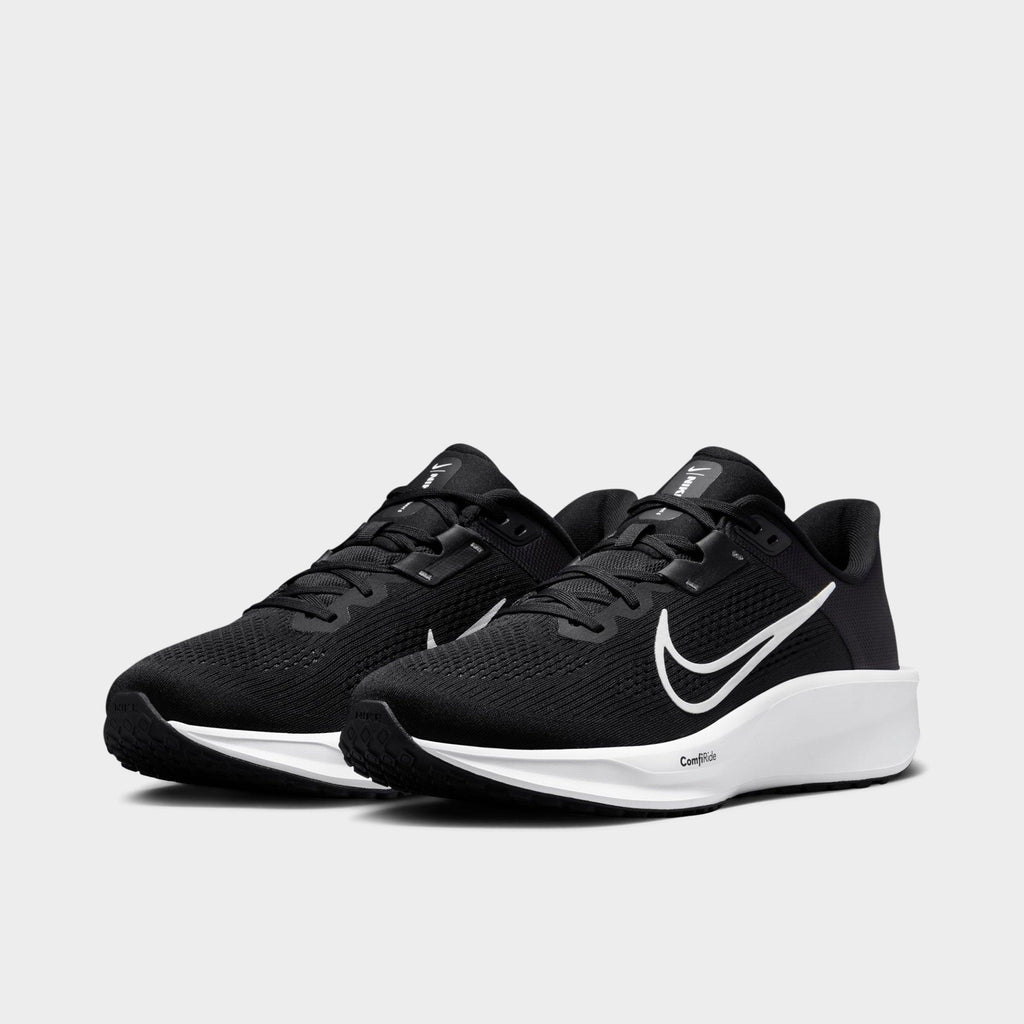 Men's Nike Quest 6 Running Shoes - Black/Iron Grey/White - view 2