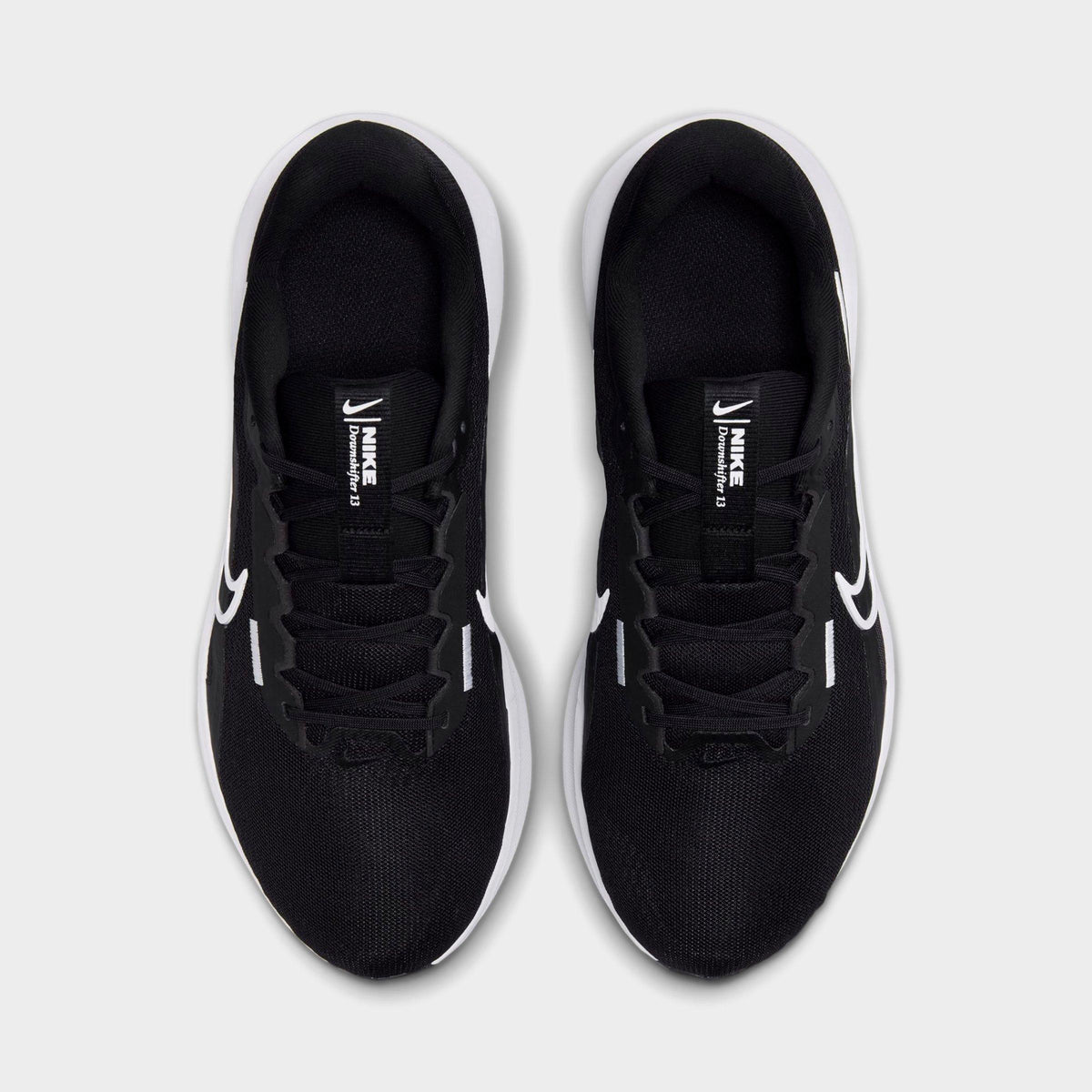 Men's Nike Downshifter 13 Running Shoes (Extra Wide Width) - Black/Dark Smoke Grey/White - view 5