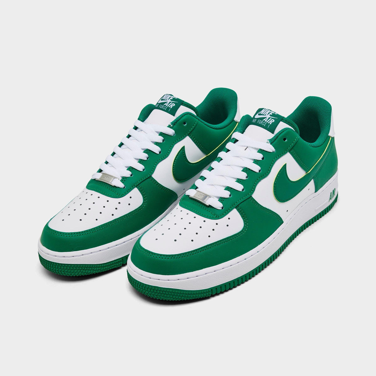 Men's Nike Air Force 1 '07 Casual Shoes - White/Malachite/White - view 2