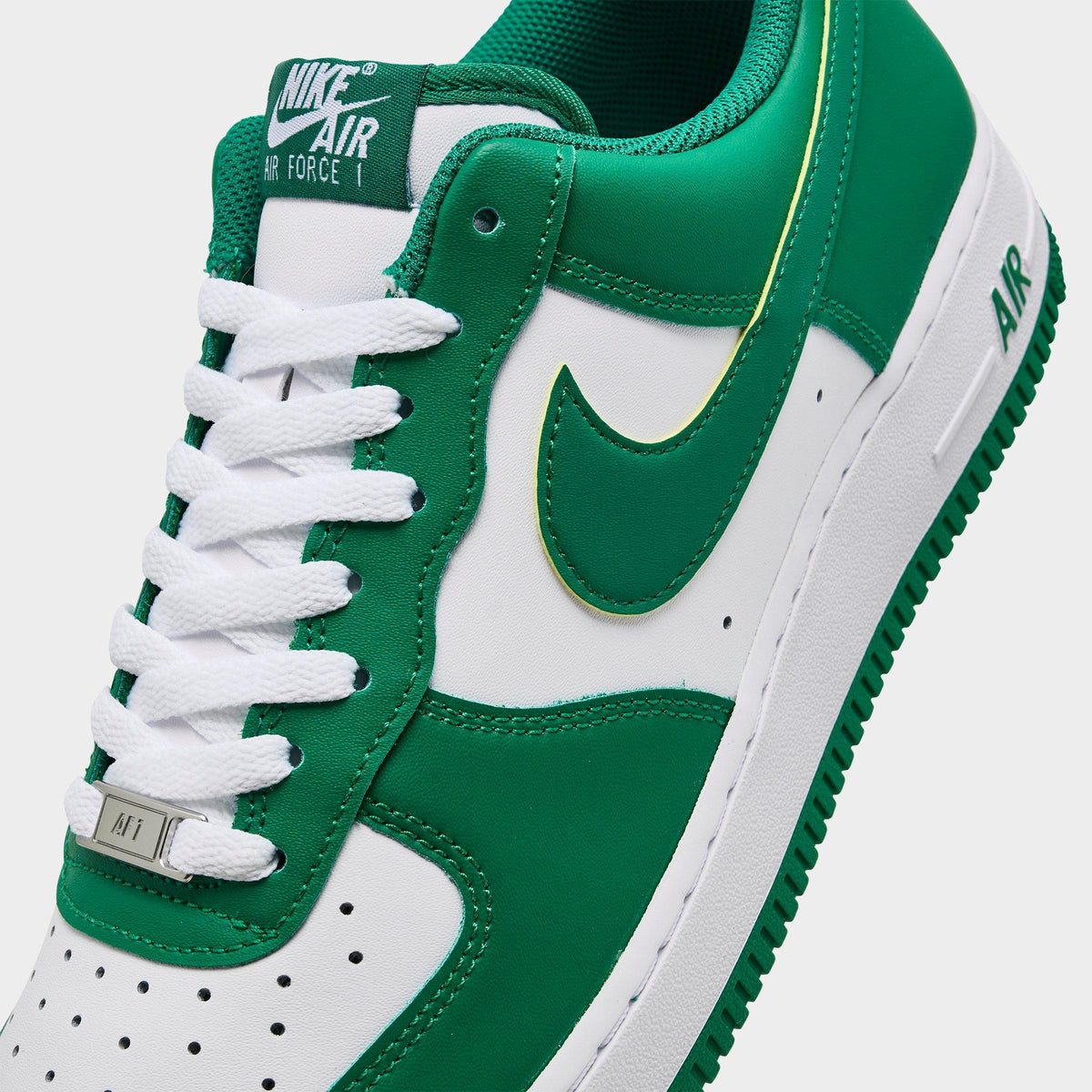 Men's Nike Air Force 1 '07 Casual Shoes - White/Malachite/White - view 3