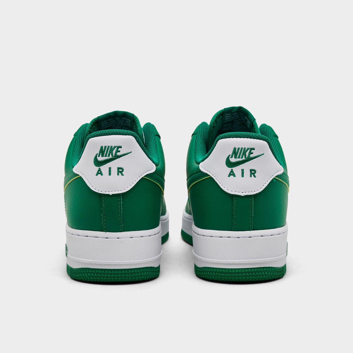 Men's Nike Air Force 1 '07 Casual Shoes - White/Malachite/White - view 4
