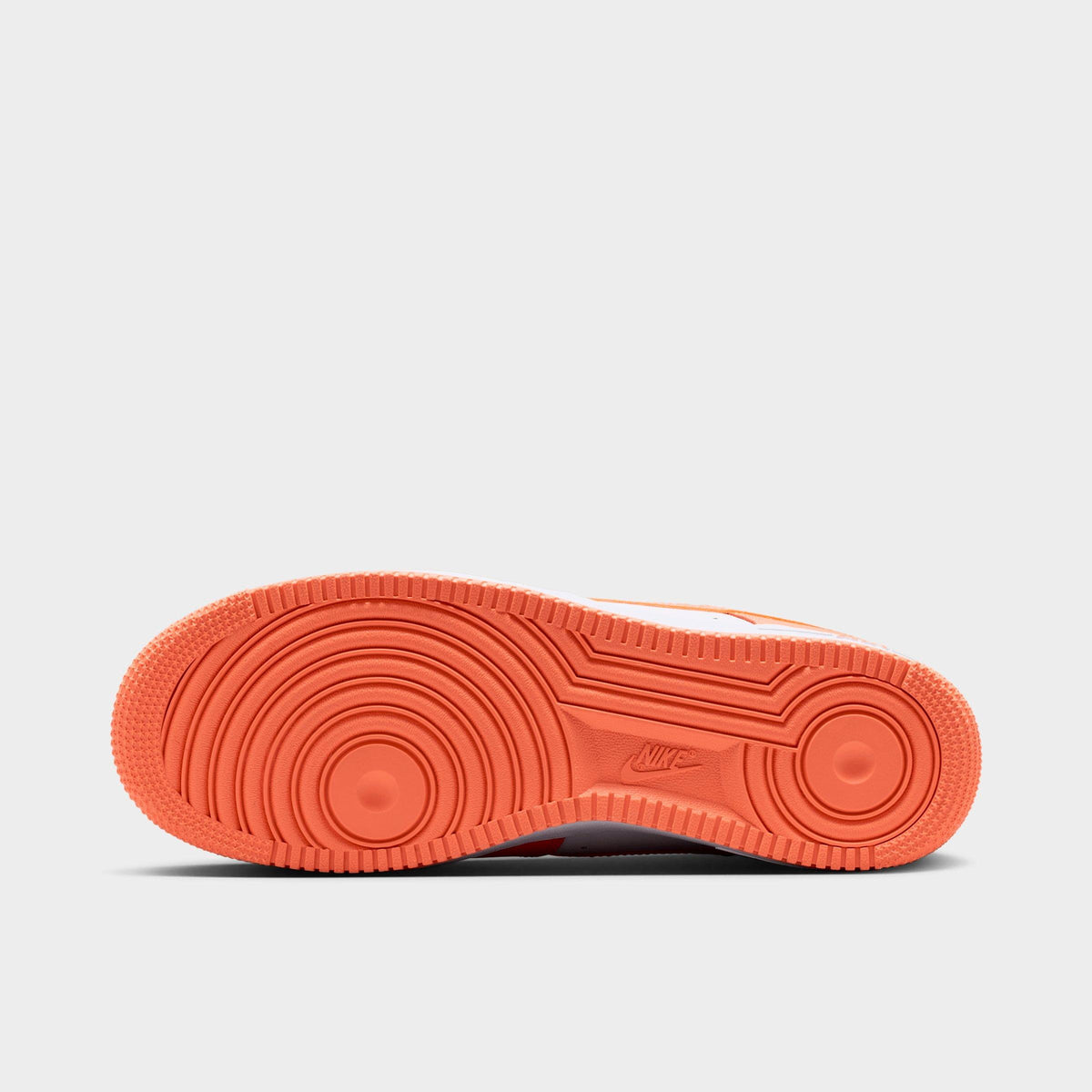 Men's Nike Air Force 1 '07 Casual Shoes - White/White/Orange Frost - view 6