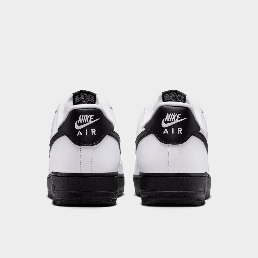 Men's Nike Air Force 1 '07 Casual Shoes - White/Black - view 4