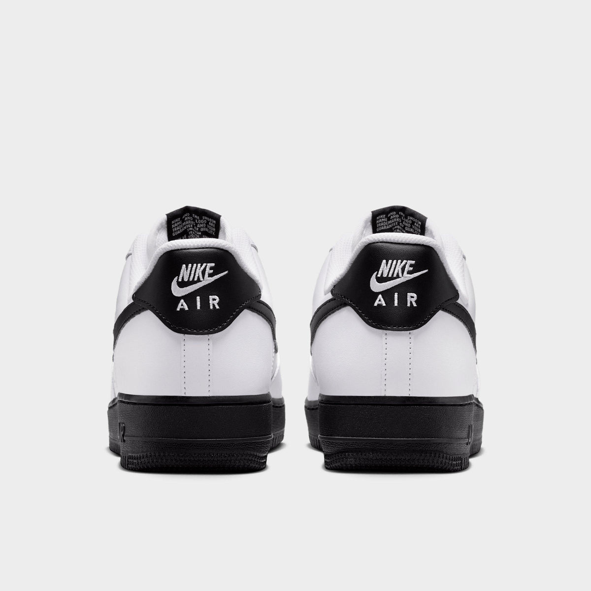 Men's Nike Air Force 1 '07 Casual Shoes - White/Black - view 4