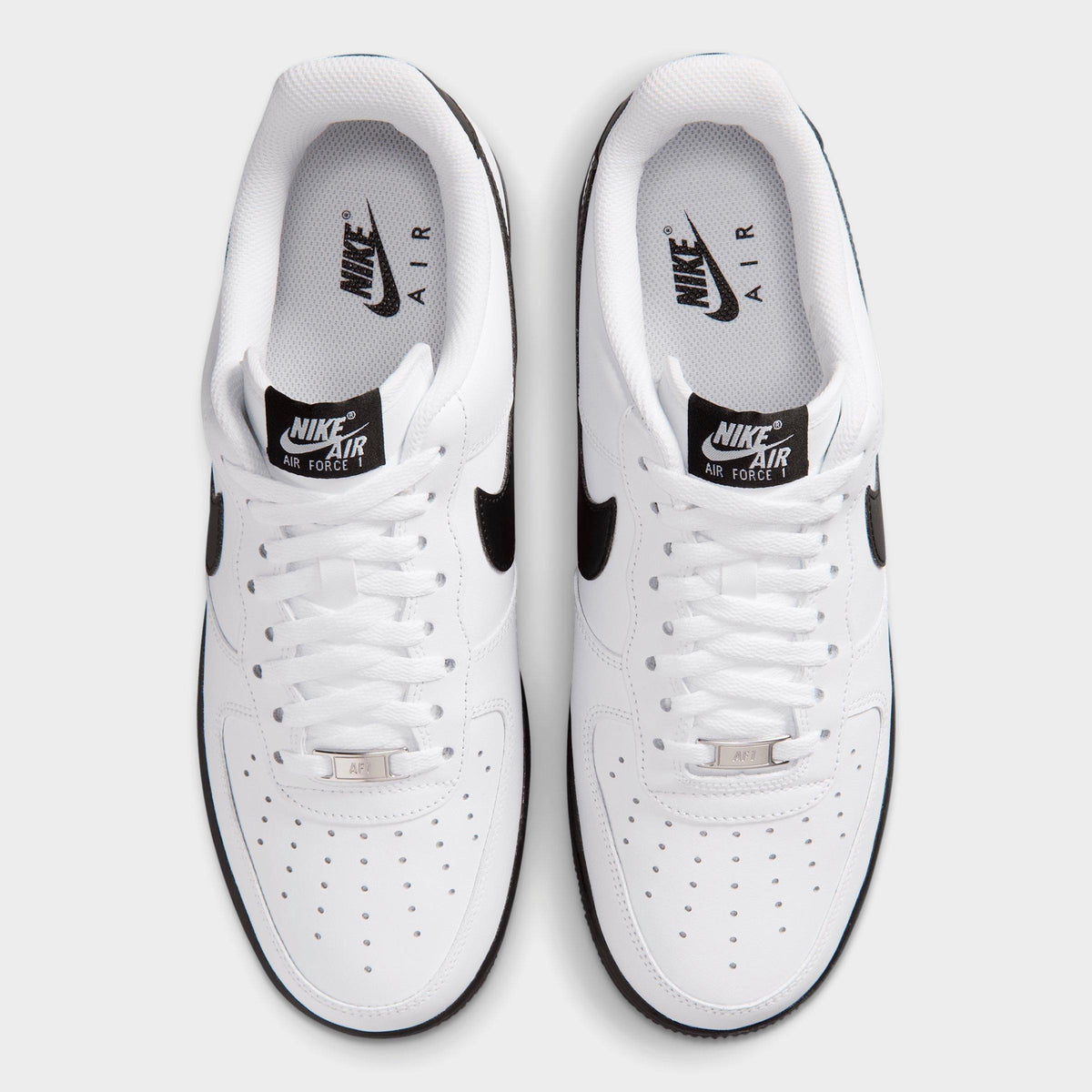 Men's Nike Air Force 1 '07 Casual Shoes - White/Black - view 5