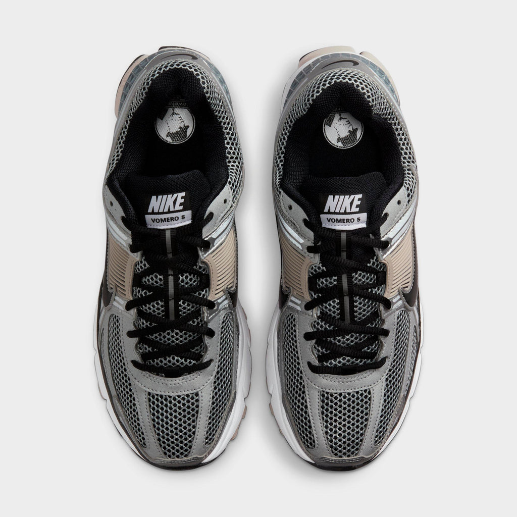 Men's Nike Zoom Vomero 5 Casual Shoes - Metallic Silver/College Grey/Black - view 5