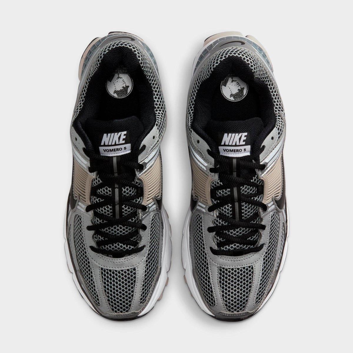 Men's Nike Zoom Vomero 5 Casual Shoes - Metallic Silver/College Grey/Black - view 5