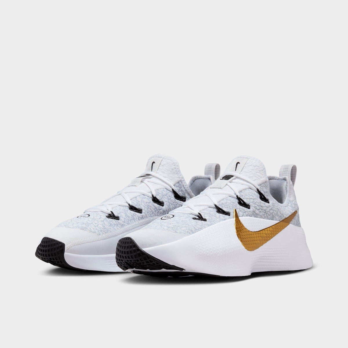Men's Nike LeBron TR1 Training Shoes - Wolf Grey/White/Bronze/Metallic Gold - view 2