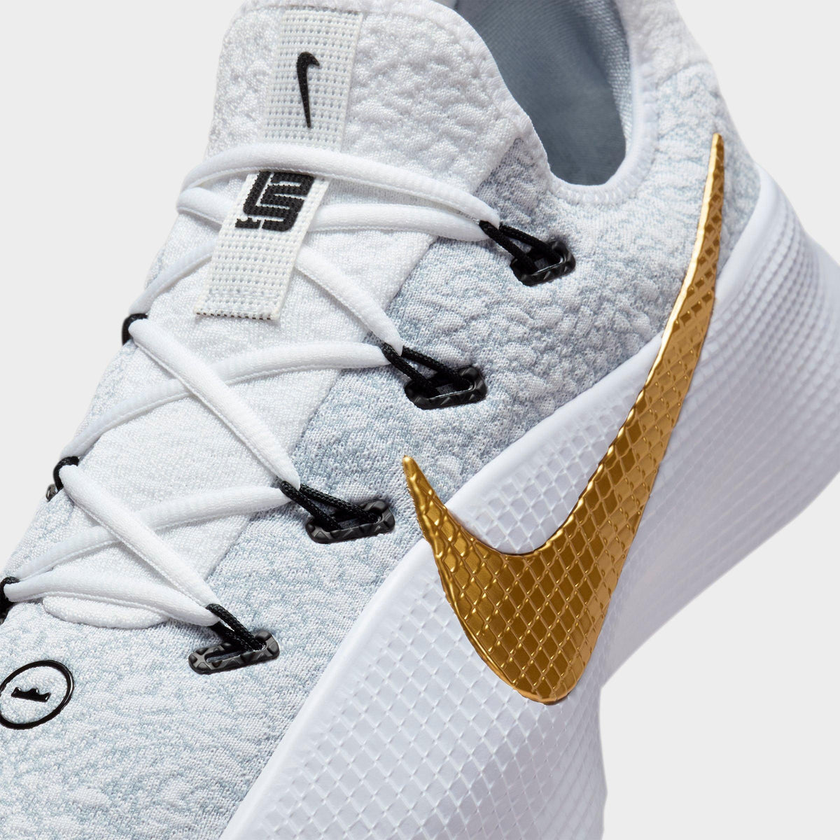 Men's Nike LeBron TR1 Training Shoes - Wolf Grey/White/Bronze/Metallic Gold - view 3