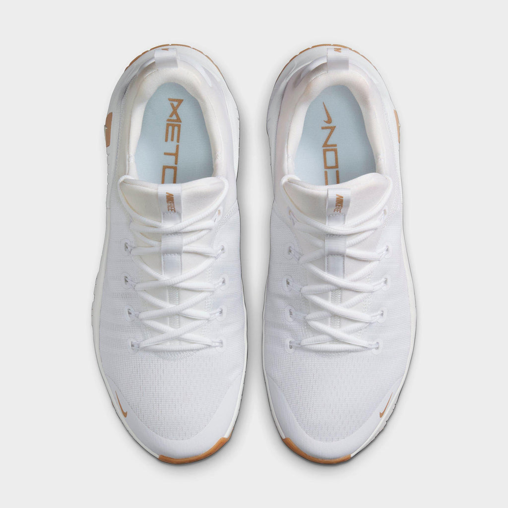 Men's Nike Free Metcon 6 Training Shoes - White/Gum Light Brown/Hemp - view 5