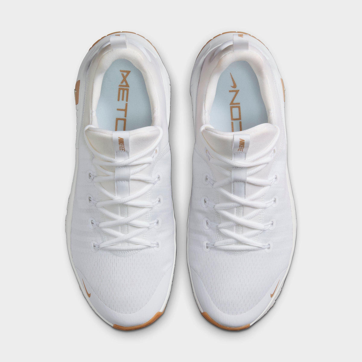 Men's Nike Free Metcon 6 Training Shoes - White/Gum Light Brown/Hemp - view 5