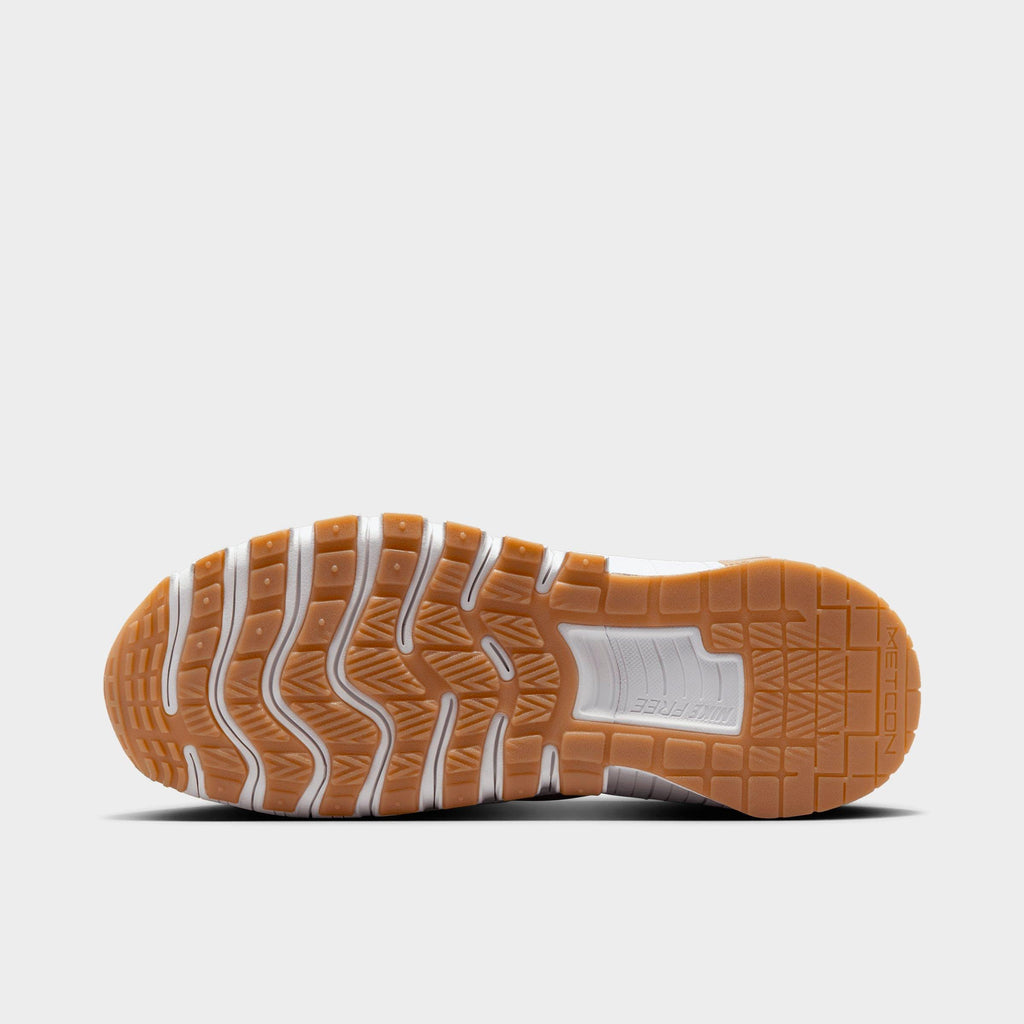 Men's Nike Free Metcon 6 Training Shoes - White/Gum Light Brown/Hemp - view 6