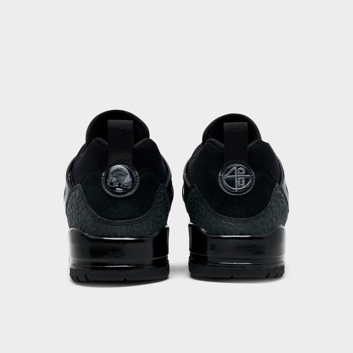 Men's Jordan Spizike Low Casual Shoes - Black/Black/Anthracite - view 4