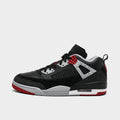 Men's Jordan Spizike Low Casual Shoes - Black/Wolf Grey/White/Gym Red