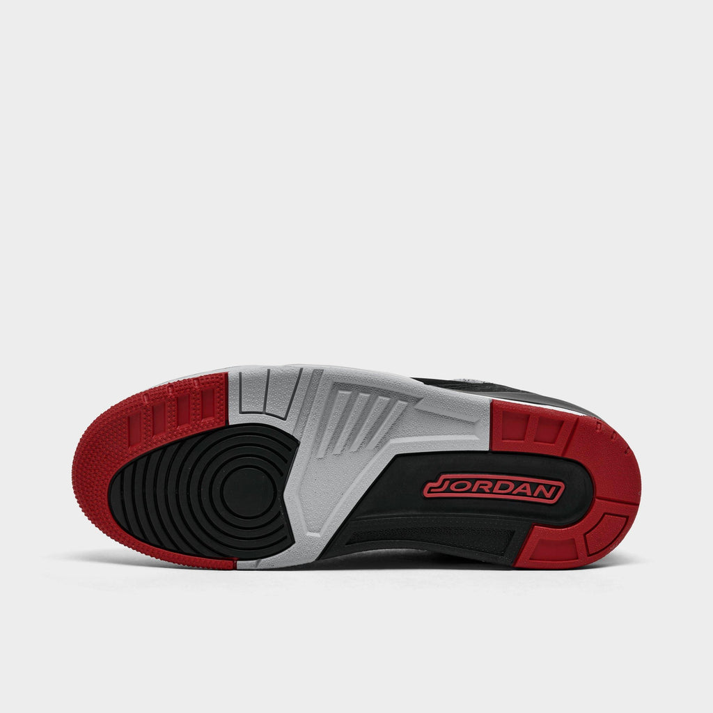 Men's Jordan Spizike Low Casual Shoes - Black/Wolf Grey/White/Gym Red - view 6