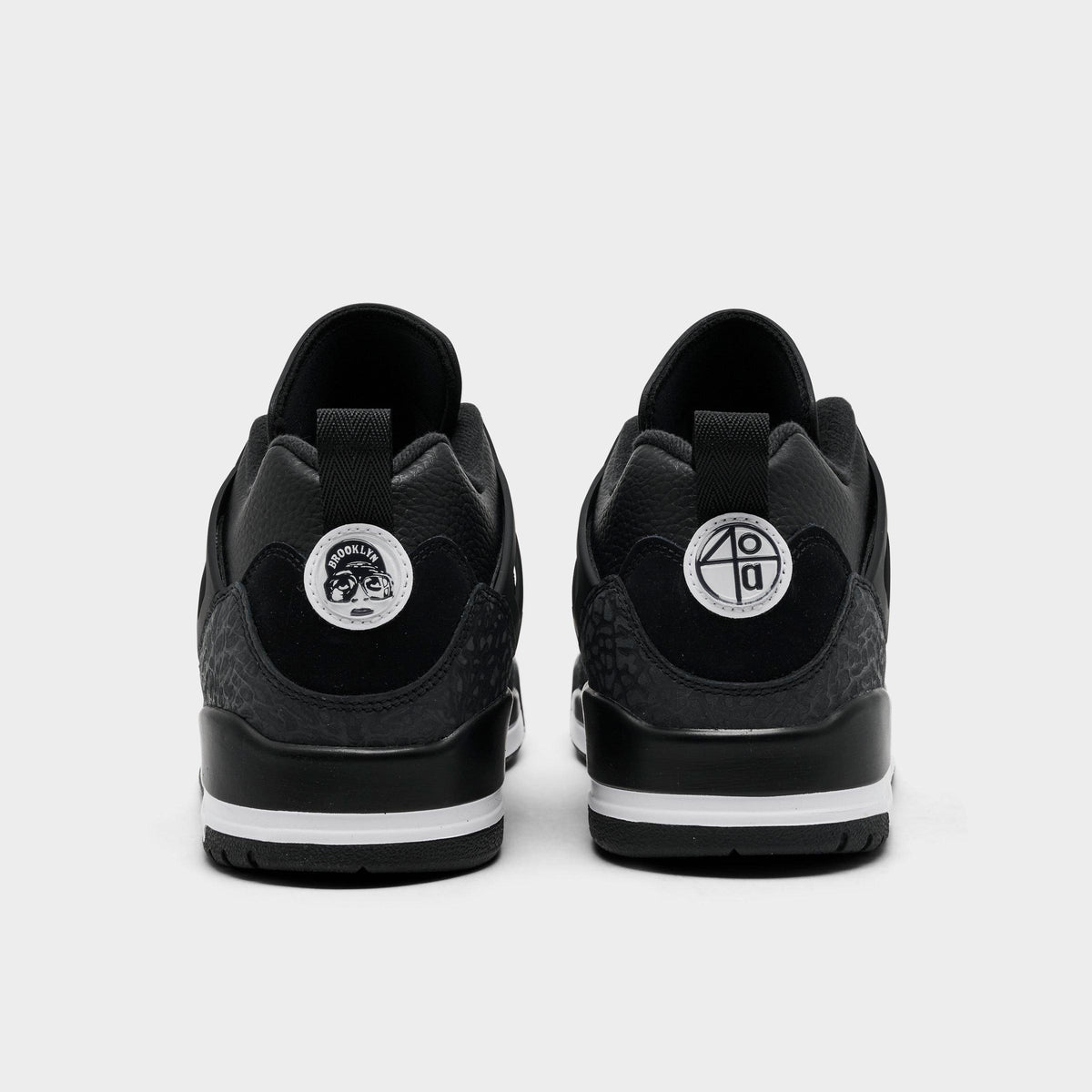 Men's Jordan Spizike Low Casual Shoes - Black/White/White/Anthracite - view 4