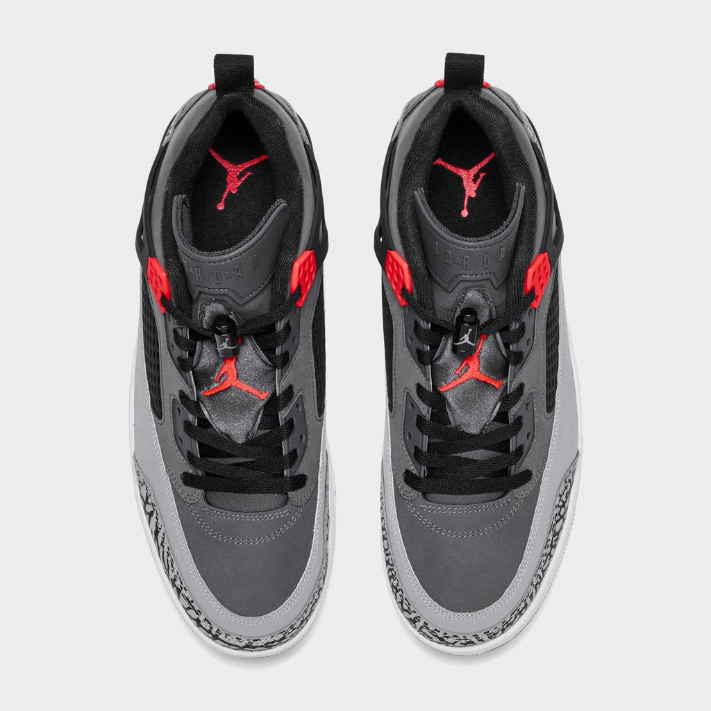 Men's Jordan Spizike Low Casual Shoes - Dark Grey/Infrared/Black - view 5