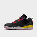Men's Jordan Spizike Low Casual Shoes - Anthracite/Black/Wolf Grey/University Red