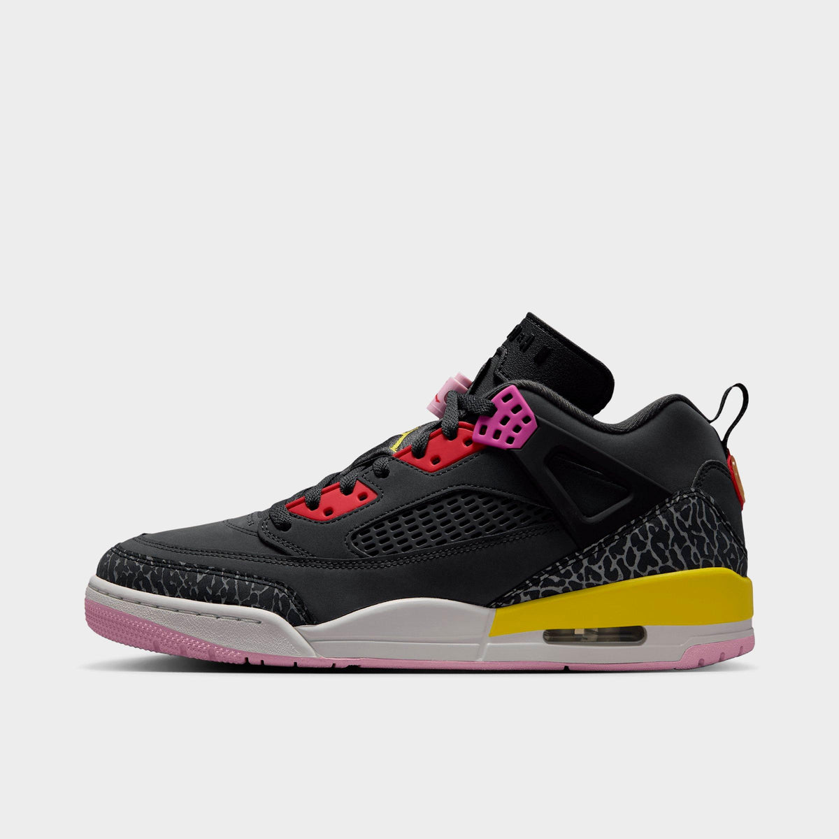 Men's Jordan Spizike Low Casual Shoes - Anthracite/Black/Wolf Grey/University Red