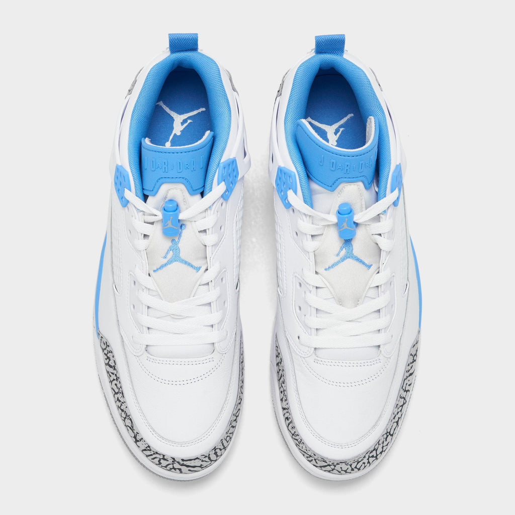 Men's Jordan Spizike Low Casual Shoes - White/University Blue/Wolf Grey/Anthracite - view 5
