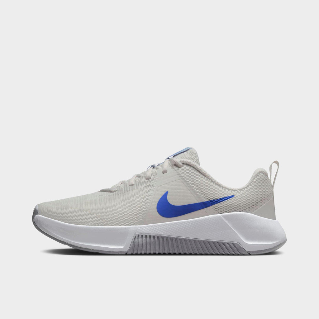 Men's Nike MC Trainer 3 Training Shoes - Platinum Tint/Wolf Grey/White/Comet Blue