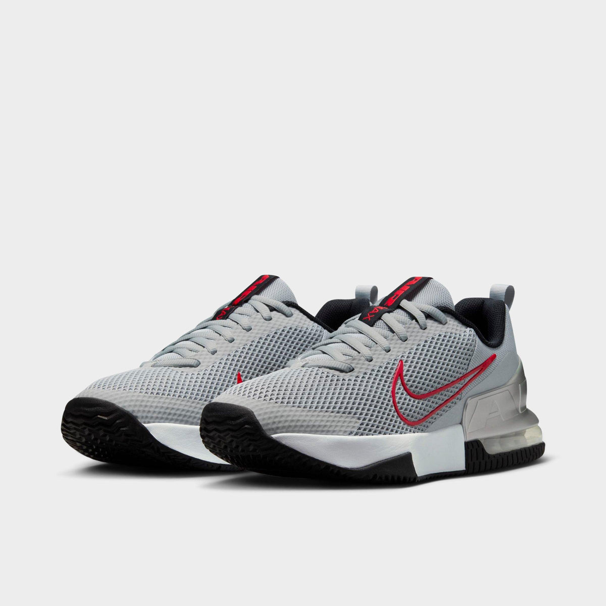 Men's Nike Air Max Alpha Trainer 6 Training Shoes - Flat Silver/Metallic Silver/Black/University Red - view 2