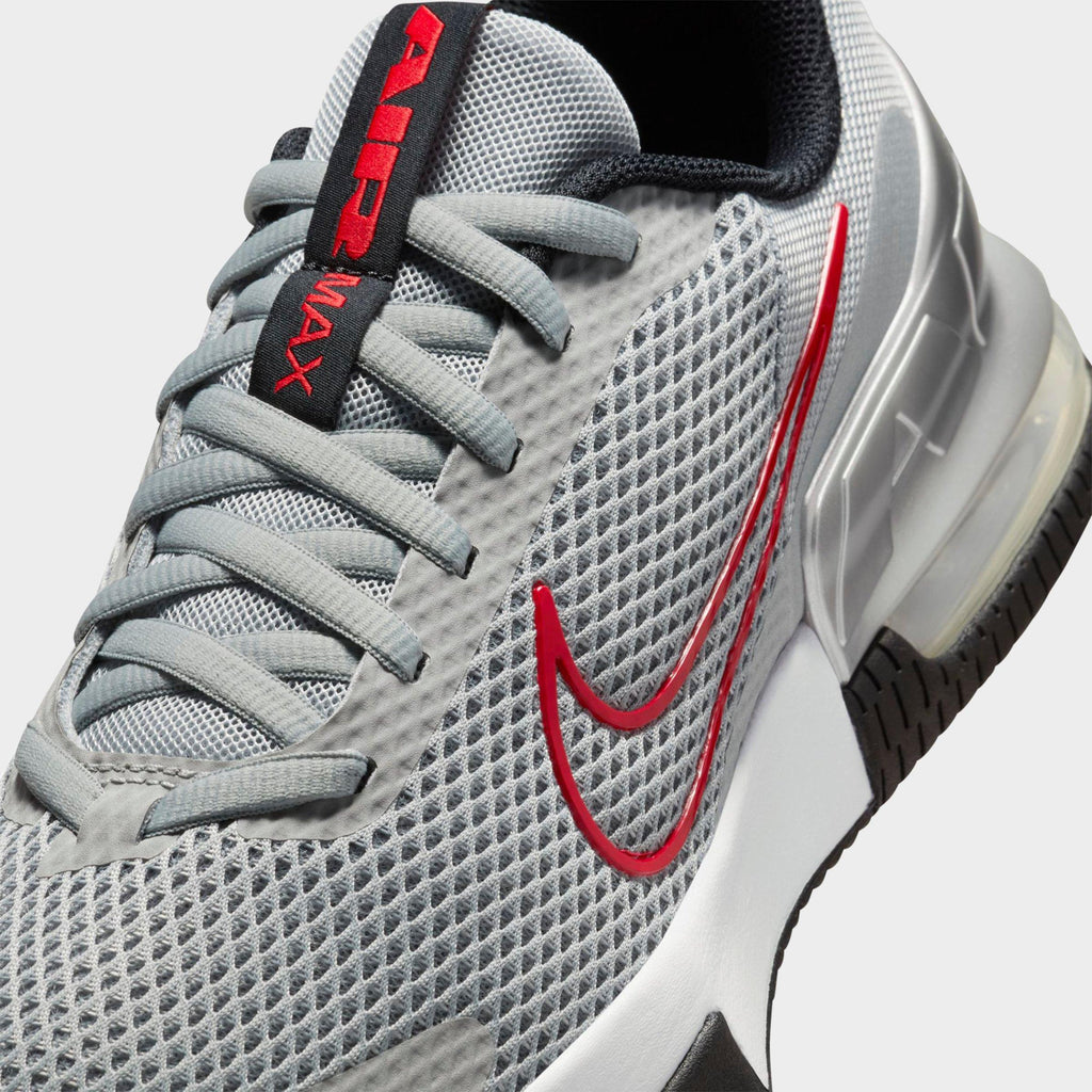 Men's Nike Air Max Alpha Trainer 6 Training Shoes - Flat Silver/Metallic Silver/Black/University Red - view 3
