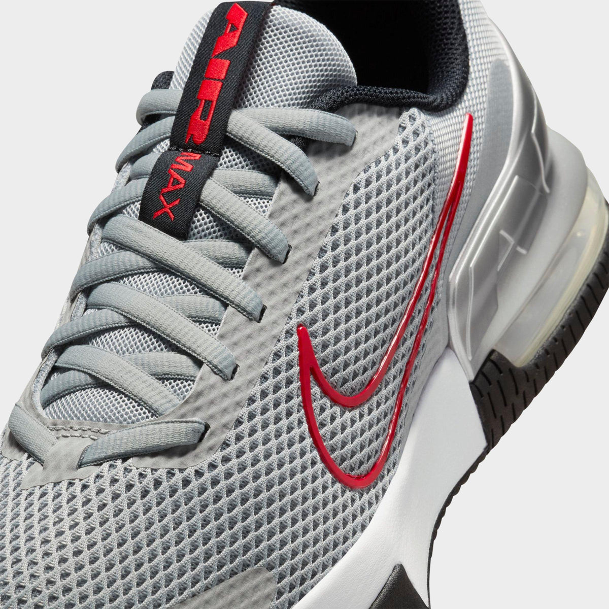 Men's Nike Air Max Alpha Trainer 6 Training Shoes - Flat Silver/Metallic Silver/Black/University Red - view 3