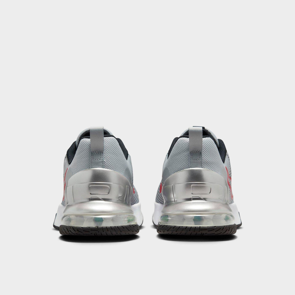Men's Nike Air Max Alpha Trainer 6 Training Shoes - Flat Silver/Metallic Silver/Black/University Red - view 4