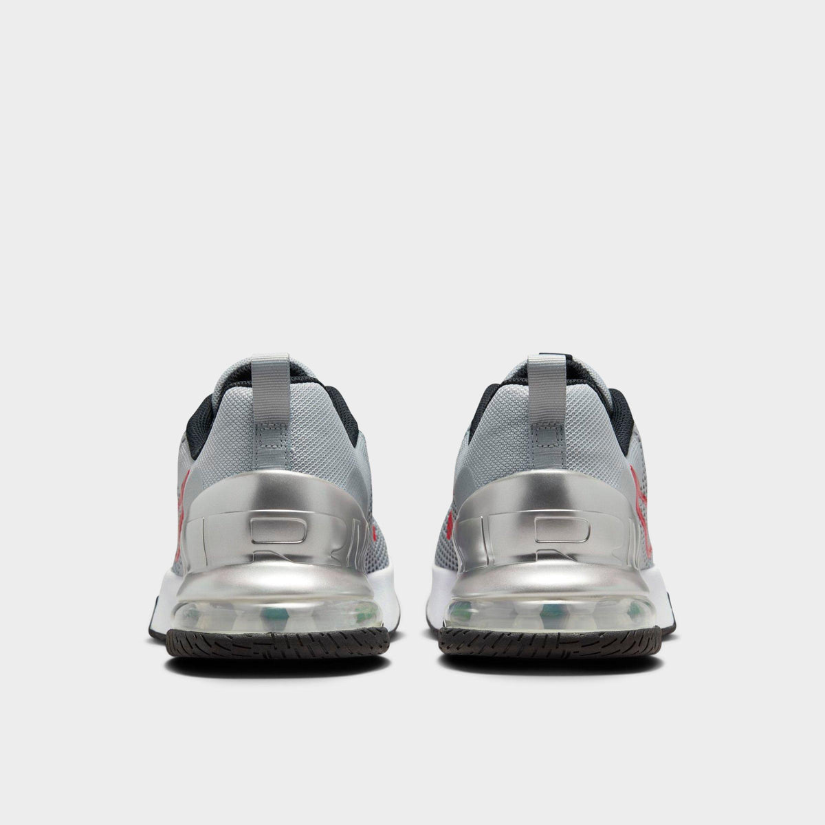 Men's Nike Air Max Alpha Trainer 6 Training Shoes - Flat Silver/Metallic Silver/Black/University Red - view 4