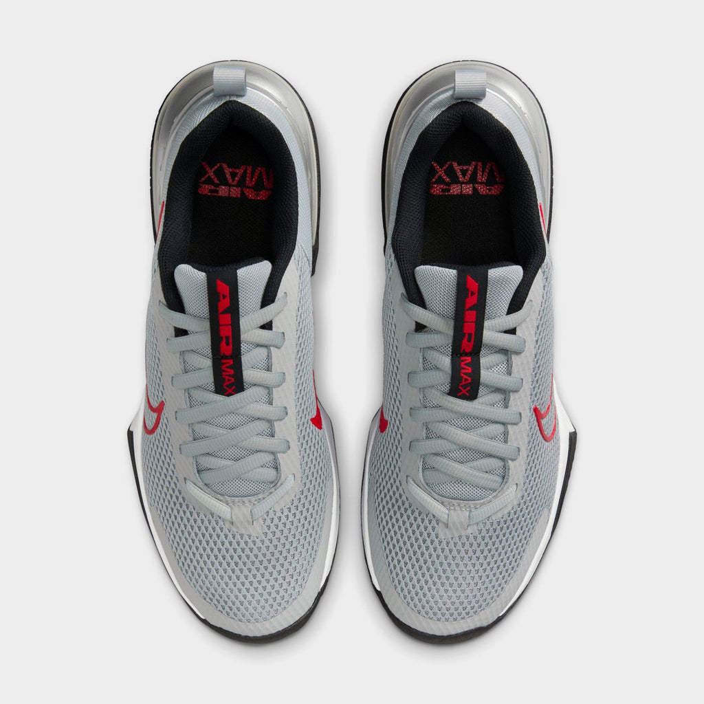 Men's Nike Air Max Alpha Trainer 6 Training Shoes - Flat Silver/Metallic Silver/Black/University Red - view 5