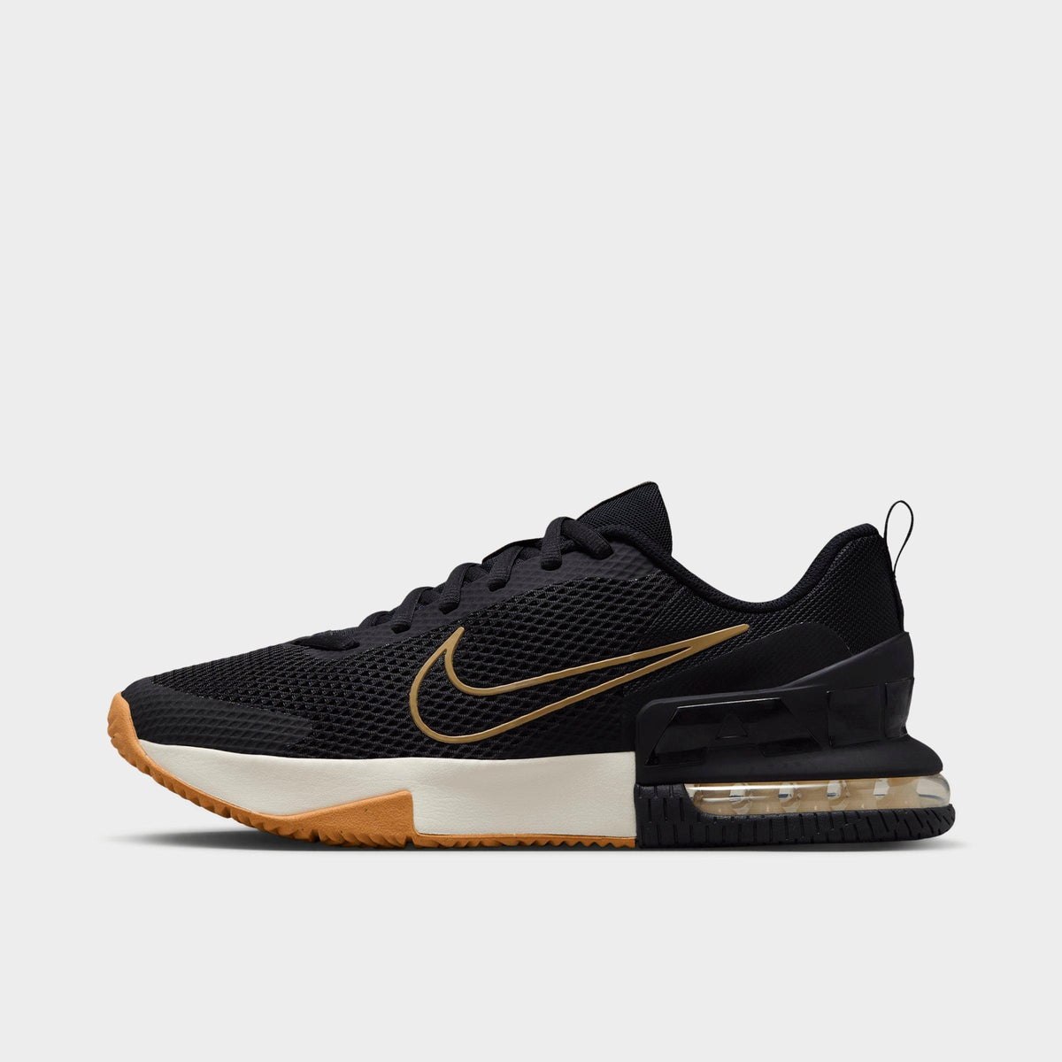 Men's Nike Air Max Alpha Trainer 6 Training Shoes - Black/Sail/Gum Light Brown/Parachute Beige