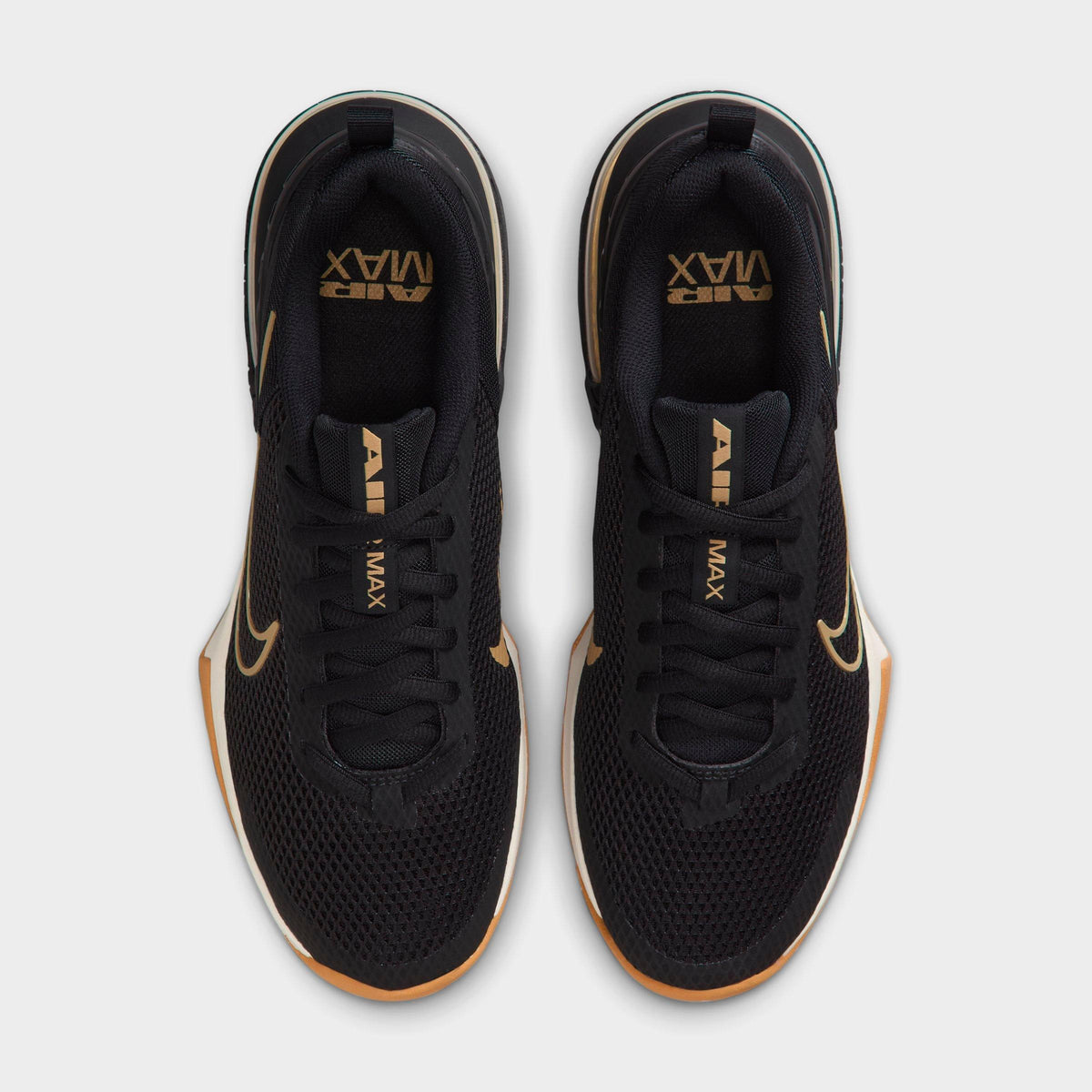 Men's Nike Air Max Alpha Trainer 6 Training Shoes - Black/Sail/Gum Light Brown/Parachute Beige - view 5