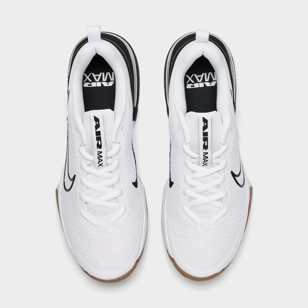 Men's Nike Air Max Alpha Trainer 6 Training Shoes - White/Black/Gum Medium Brown/White - view 5