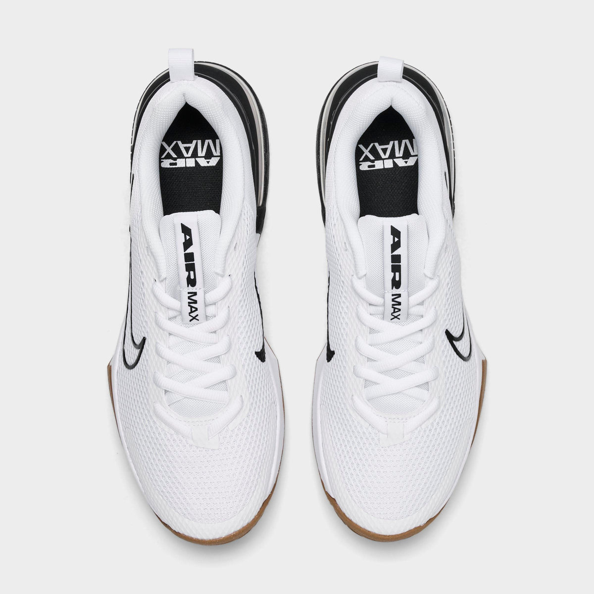 Men's Nike Air Max Alpha Trainer 6 Training Shoes - White/Black/Gum Medium Brown/White - view 5