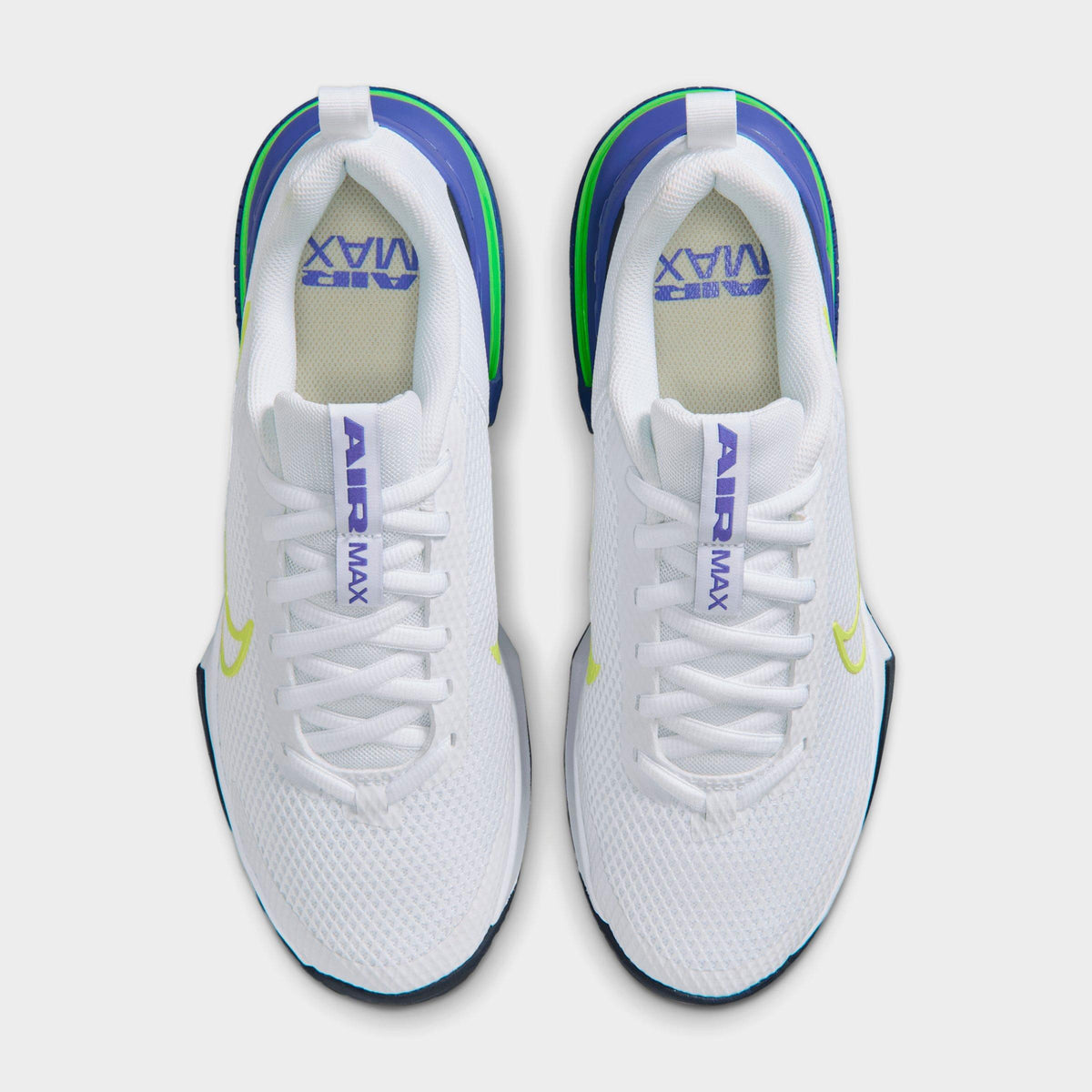 Men's Nike Air Max Alpha Trainer 6 Training Shoes - White/Persian Violet/Obsidian/Light Lemon Twist - view 5