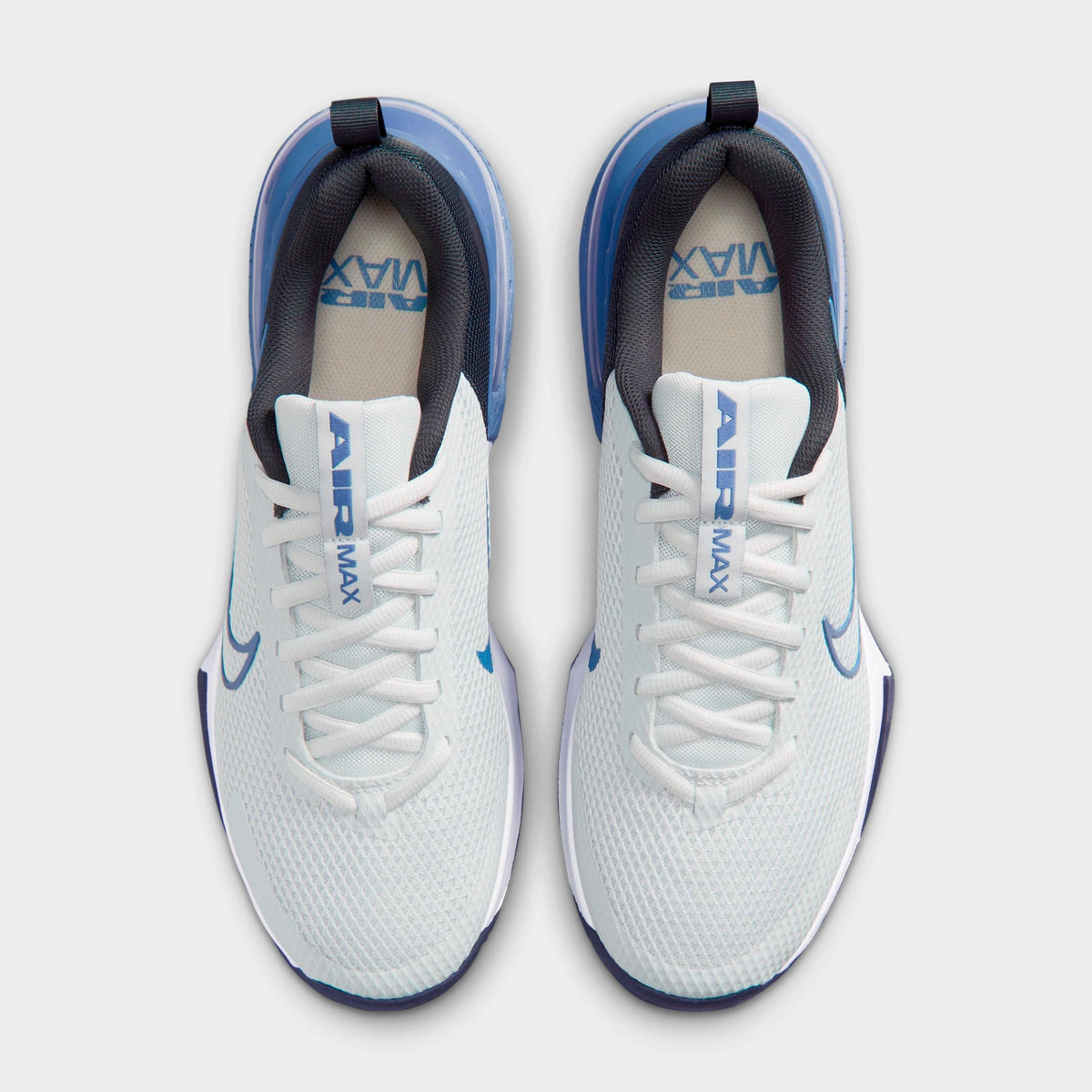 Men's Nike Air Max Alpha Trainer 6 Training Shoes - Off White/Black/White/Indigo Storm - view 5