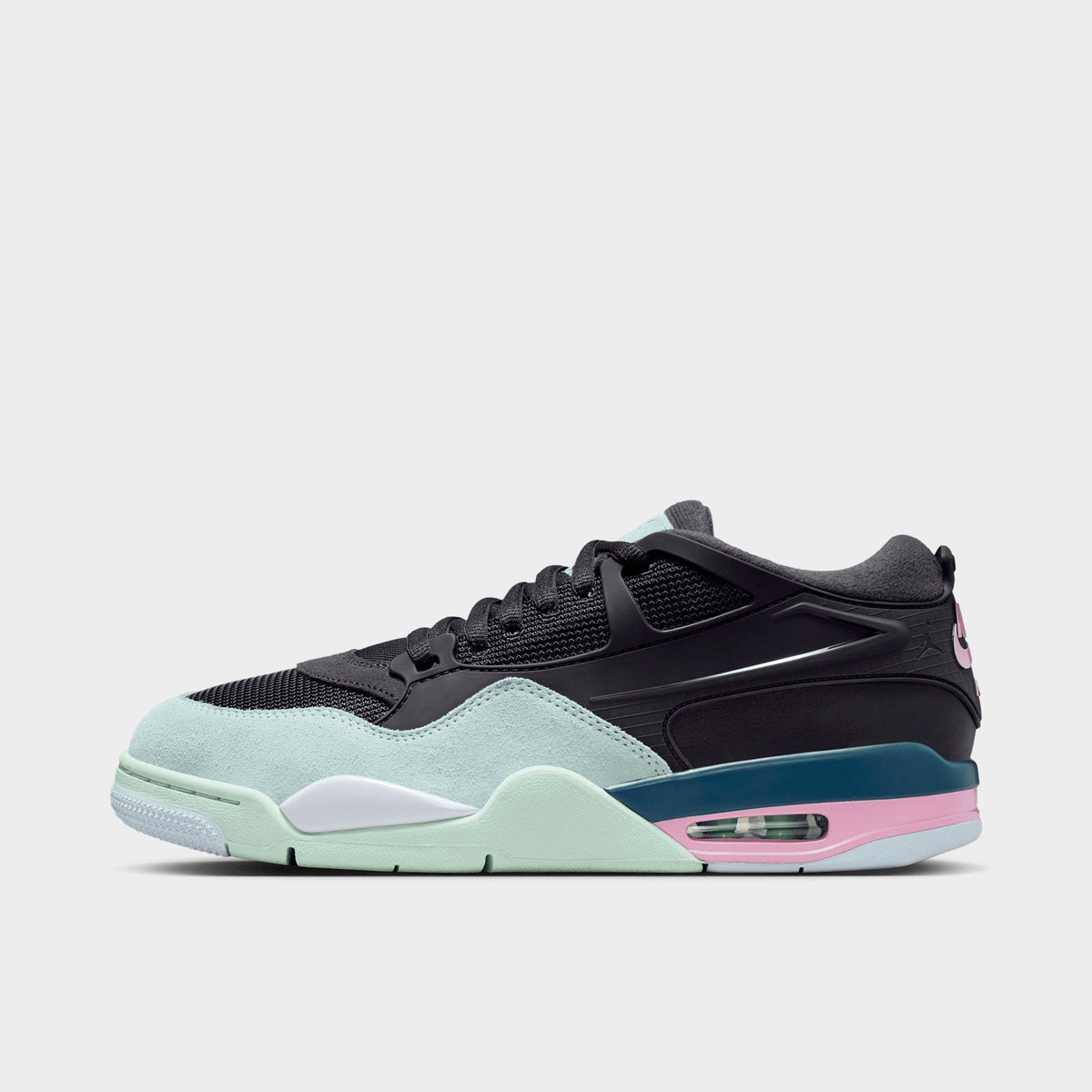 Men's Air Jordan 4 RM Casual Shoes - Anthracite/Barely Green/Jade Aura/Iced Carmine