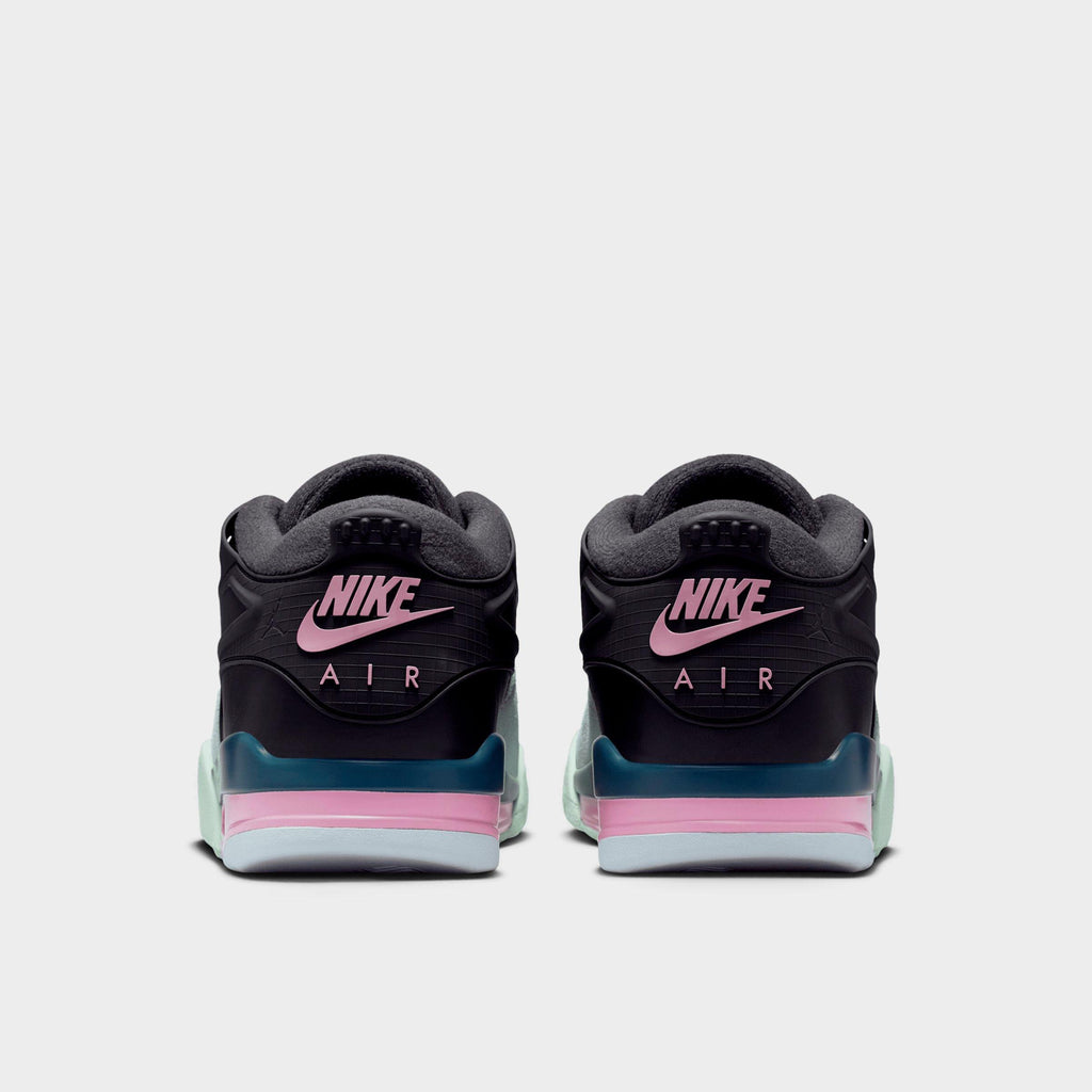 Men's Air Jordan 4 RM Casual Shoes - Anthracite/Barely Green/Jade Aura/Iced Carmine - view 4